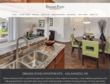 Tablet Screenshot of drakespondapartments.com